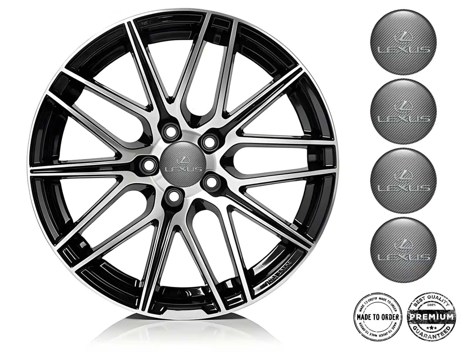Lexus Pegatina de Cúpula Logo Diseño Premium de Silicona